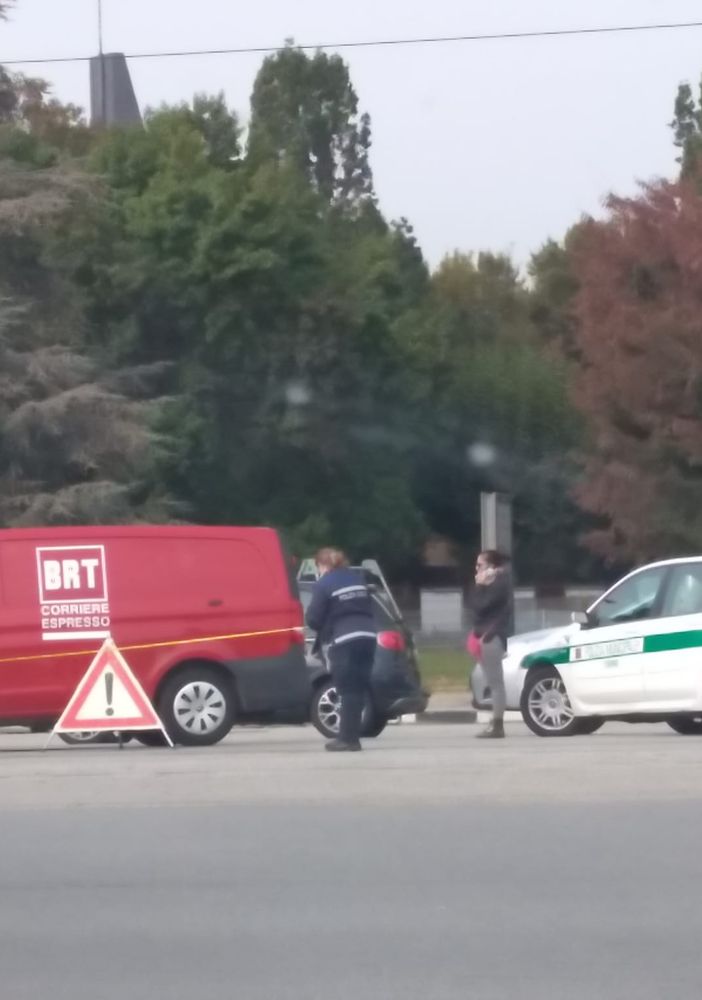 Incidente avvenuto nei pressi dell'uscita della Torino-Milano