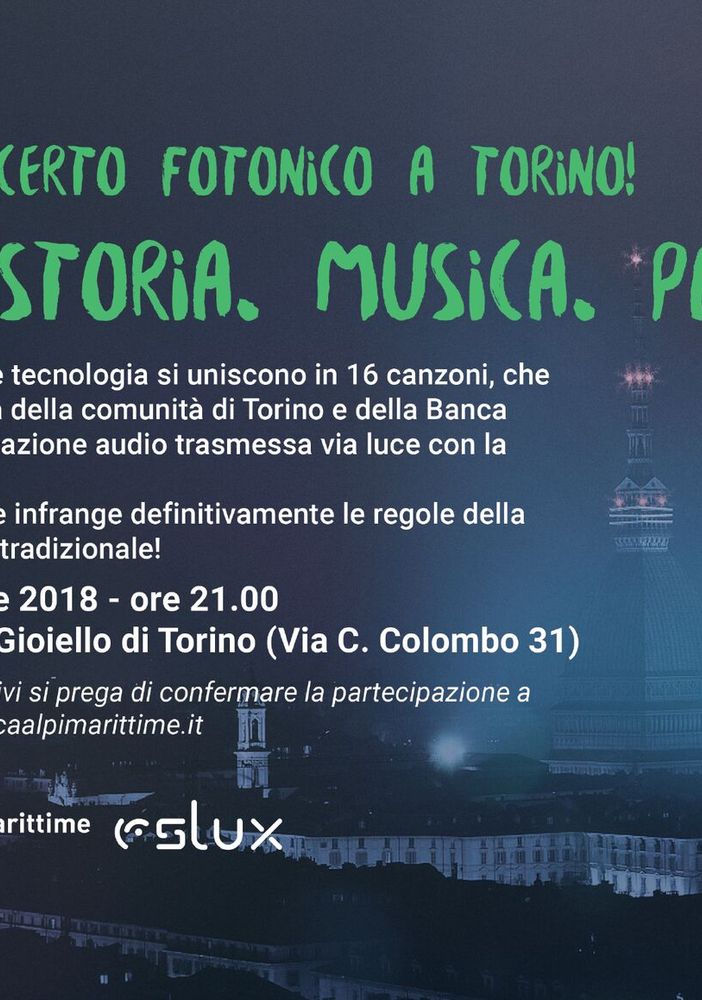 Teatro Gioiello: arriva il primo concerto fotonico a Torino
