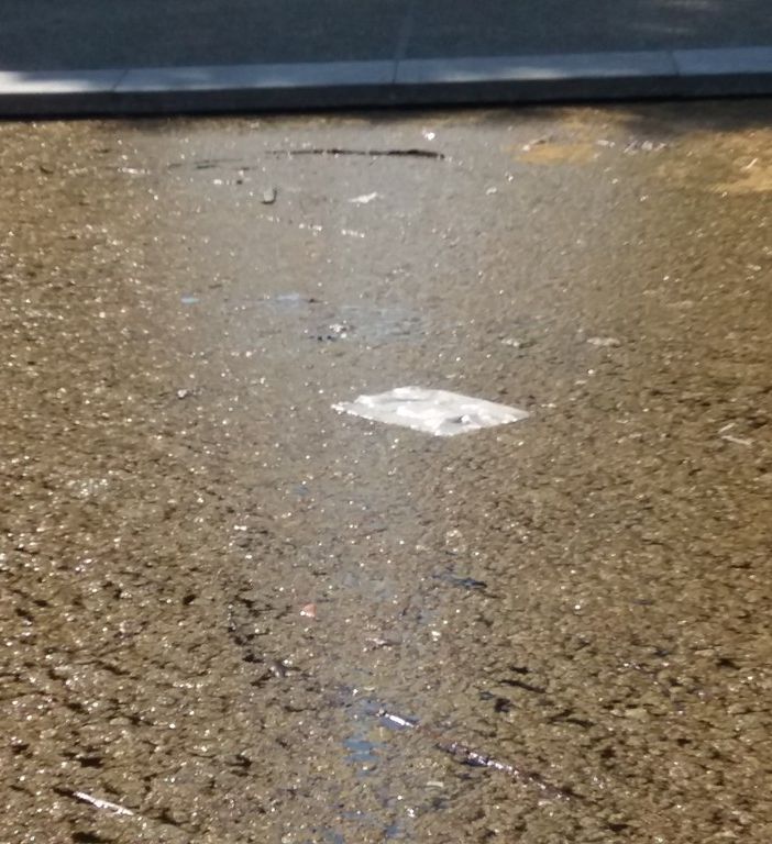 Una ruota e tanta plastica: l'Olimpico si specchia nei tristi laghetti di piazza d'Armi