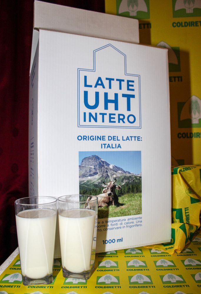 Coldiretti Piemonte sul via all'etichettatura d'origine obbligatoria sul latte