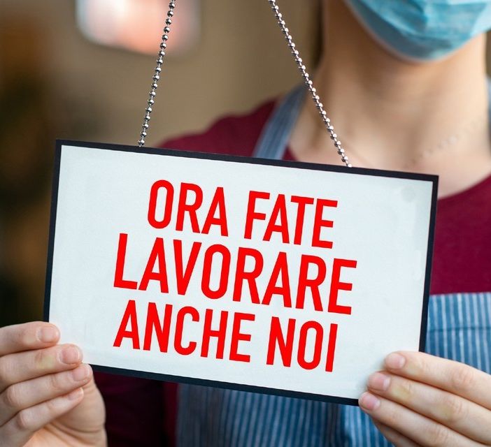 #FateLavorareAncheNoi: manifestazione di Confesercenti domani: &quot;Riaprire subito o rischiamo di chiudere per sempre”