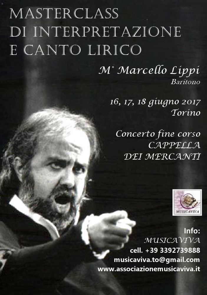 Il 18 giugno concerto a Torino della Masteclass tenuta dal maestro Marcello Lippi