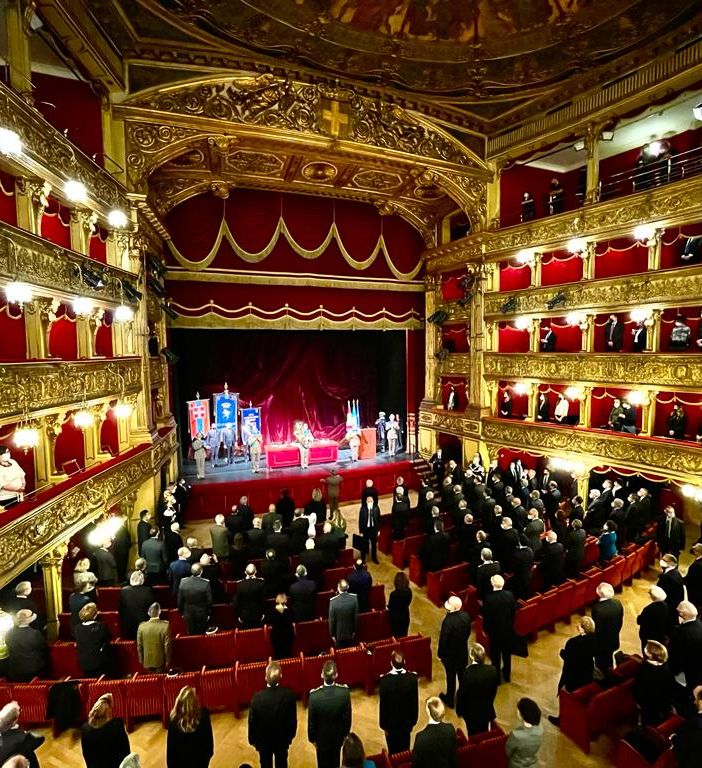 Interno del teatro Carignano