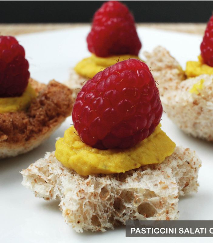 MercoledìVeg di Ortofruit: oggi prepariamo pasticcini salati con lamponi