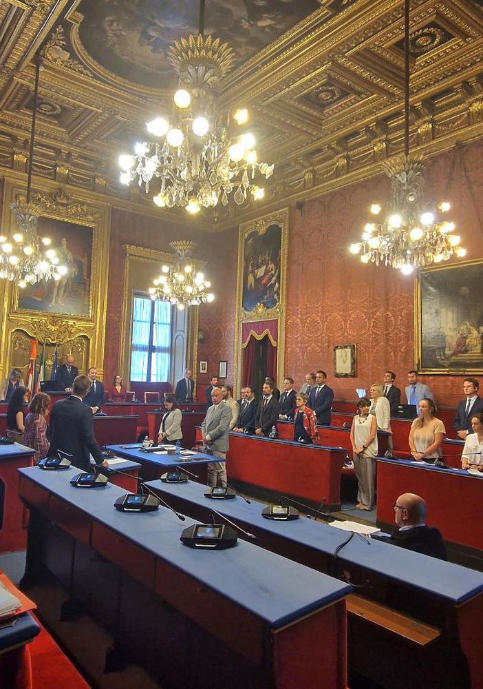 Un minuto di silenzio per Monsignor Bettazzi in Sala Rossa