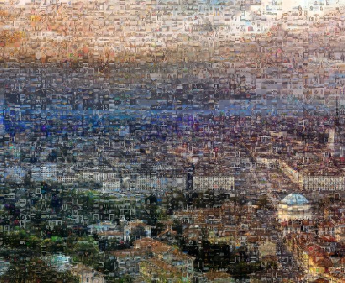 #MosaicoTorino: in meno di 50 giorni 5.184 fotografie completano il primo mosaico