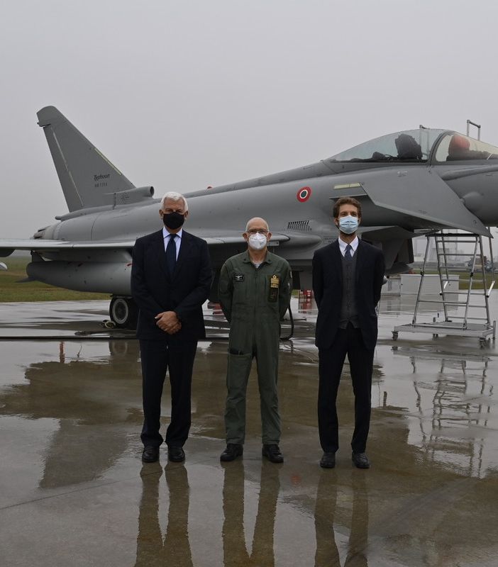 Leonardo: da Caselle il decollo del nuovo Eurofighter per le forze dell'Aeronautica militare