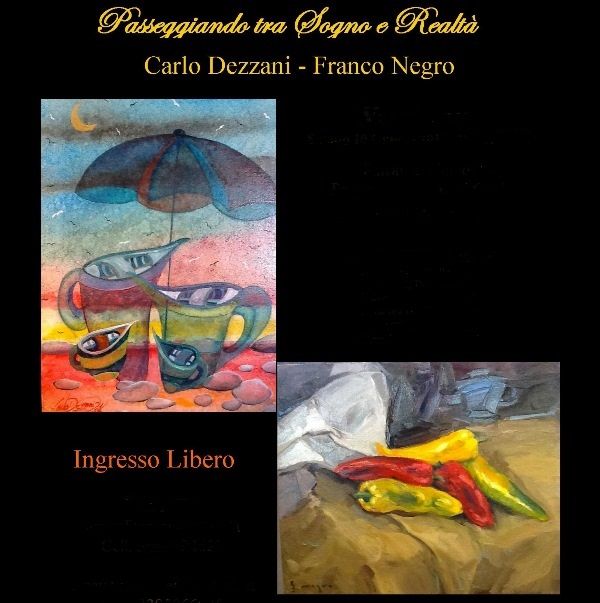 Villafranca Piemonte inaugura la mostra &quot;Passeggiando tra sogno e realtà&quot;