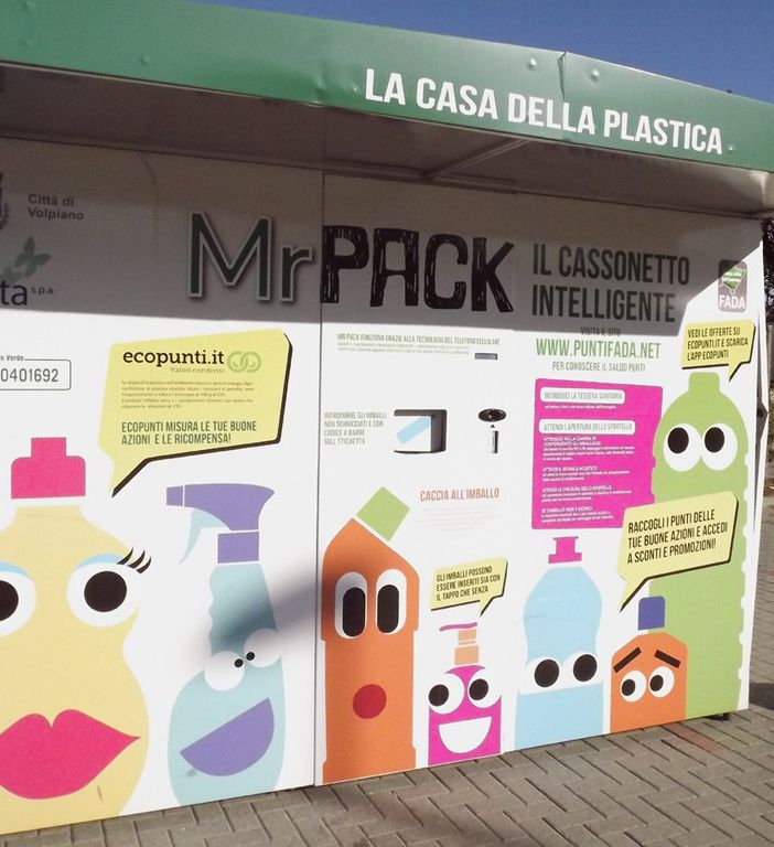 Volpiano, da Mr. Pack 10 tonnellate di plastica da riciclare, in crescita rispetto al 2017