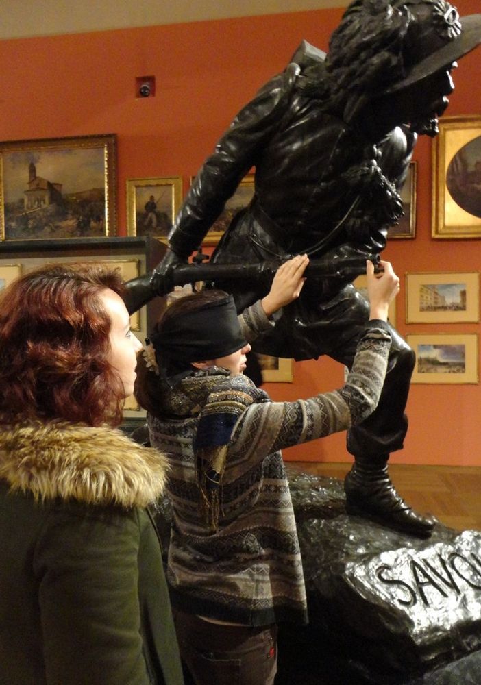 Visita tattile guidata all'interno del Museo Nazionale del Risorgimento