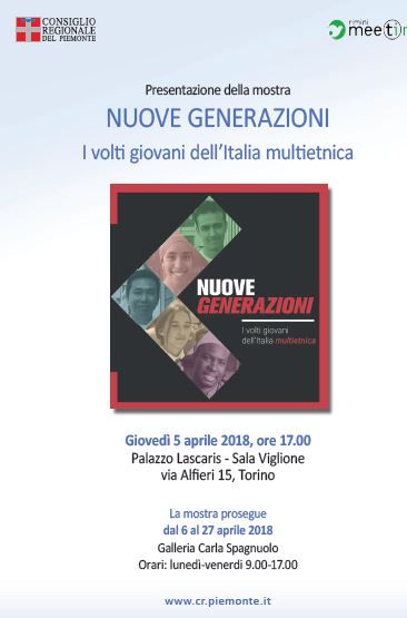 Una mostra a Torino sui &quot;nuovi italiani&quot;, inaugurazione il 5 aprile presso il Consiglio regionale