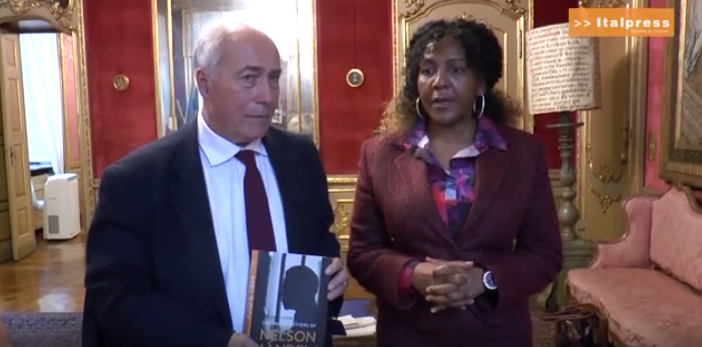 Ndileka Mandela in visita al  Consiglio Regionale del Piemonte