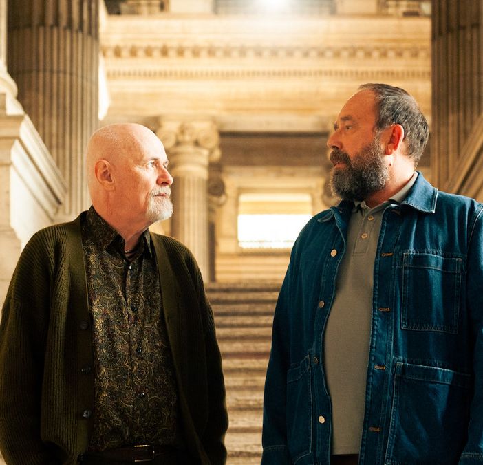 Una scena del film vincitore con i due protagonisti in primo piano
