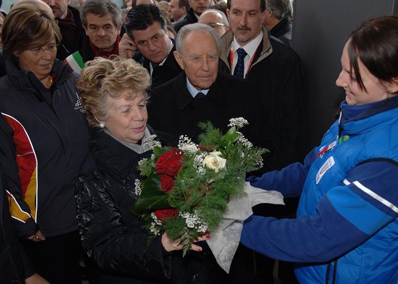 Ciampi a Torino per le Olimpiadi Invernali 2006