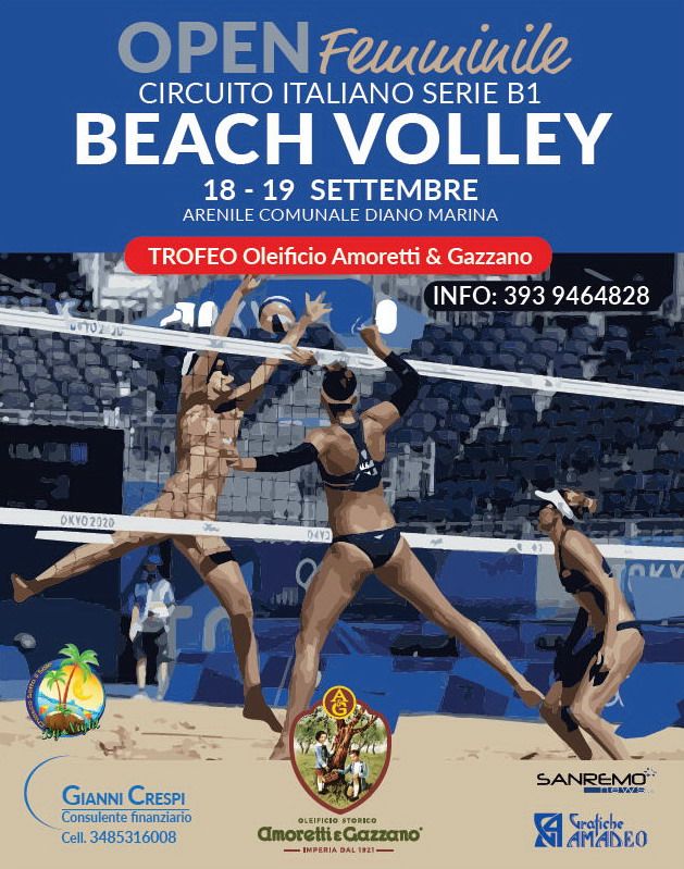 Nuove sfide sulla sabbia di Diano Marina per i campioni del beach volley