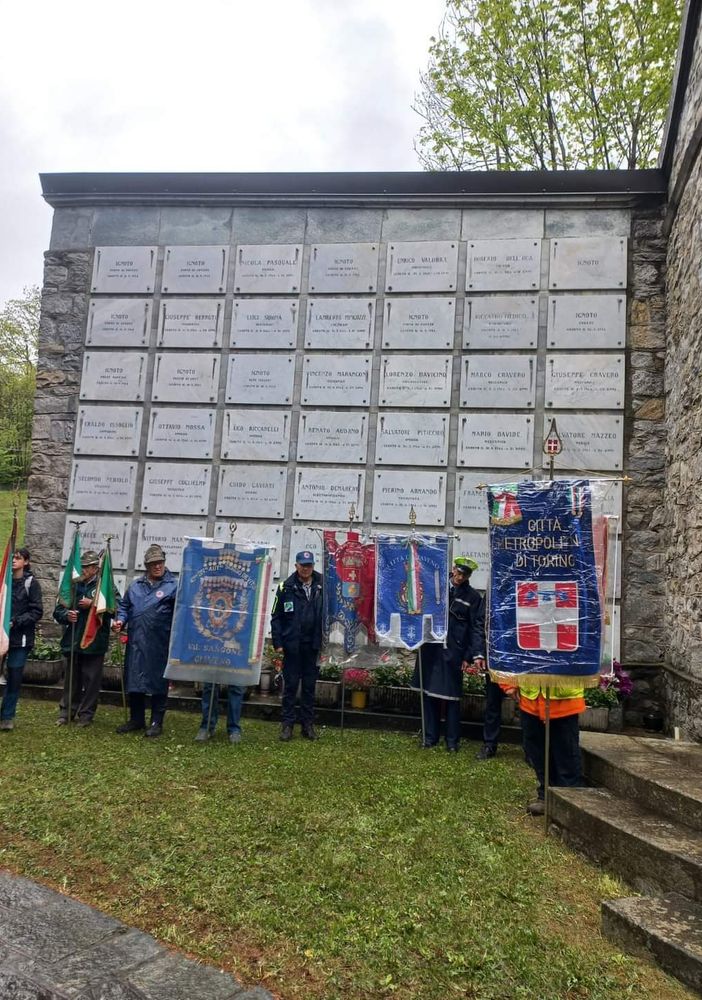 La Città metropolitana alla commemorazione dell’Ossario di Forno di Coazze