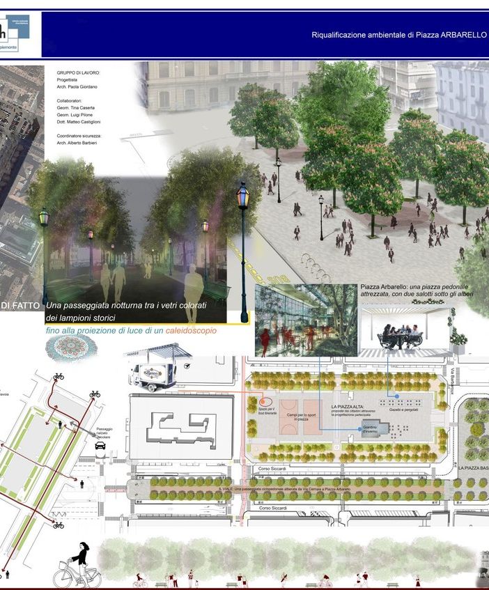 Piazza Arbarello, il progetto di riqualificazione selezionato per essere esposto alla Biennale dello Spazio Pubblico di Roma