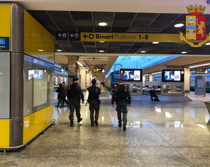 Quasi seimila persone controllate dalla polfer nelle stazioni e nei treni nel periodo dei ponti pasquali