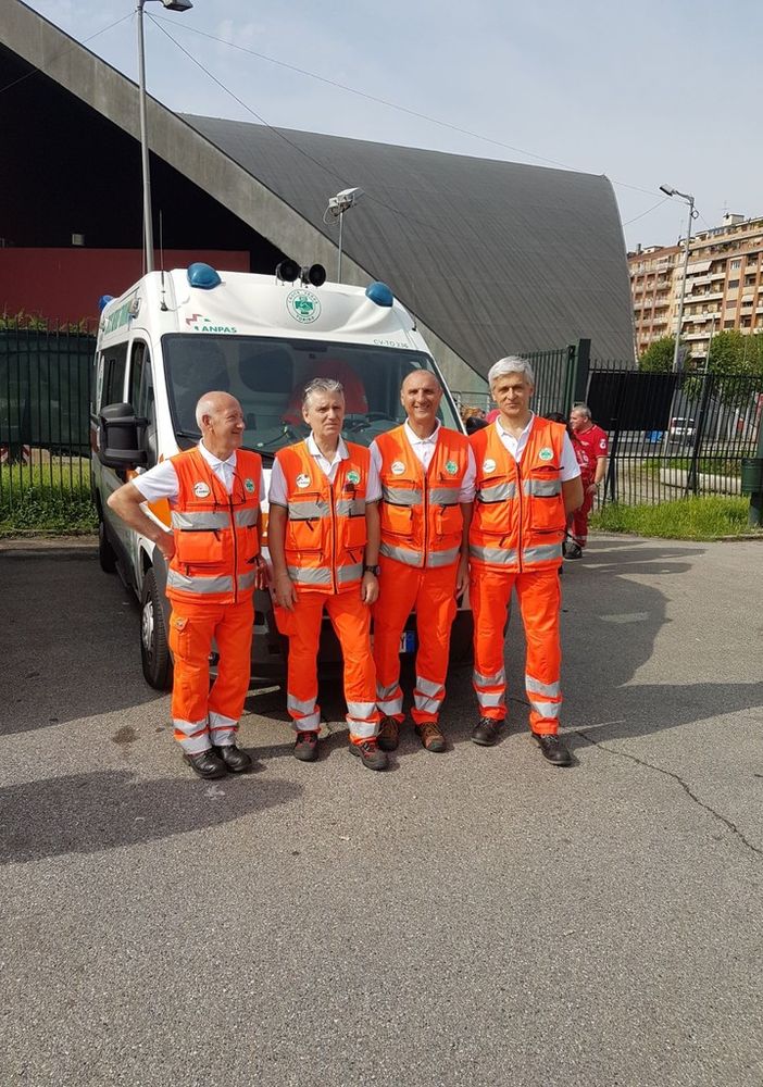 Disinnesco bomba, la Croce Verde impegnata nell'assistenza sanitaria