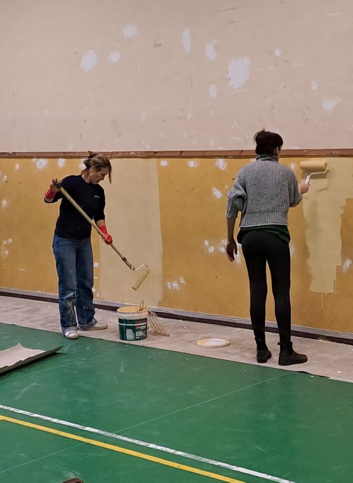 Lavori per le palestre dell'istituto Manzoni