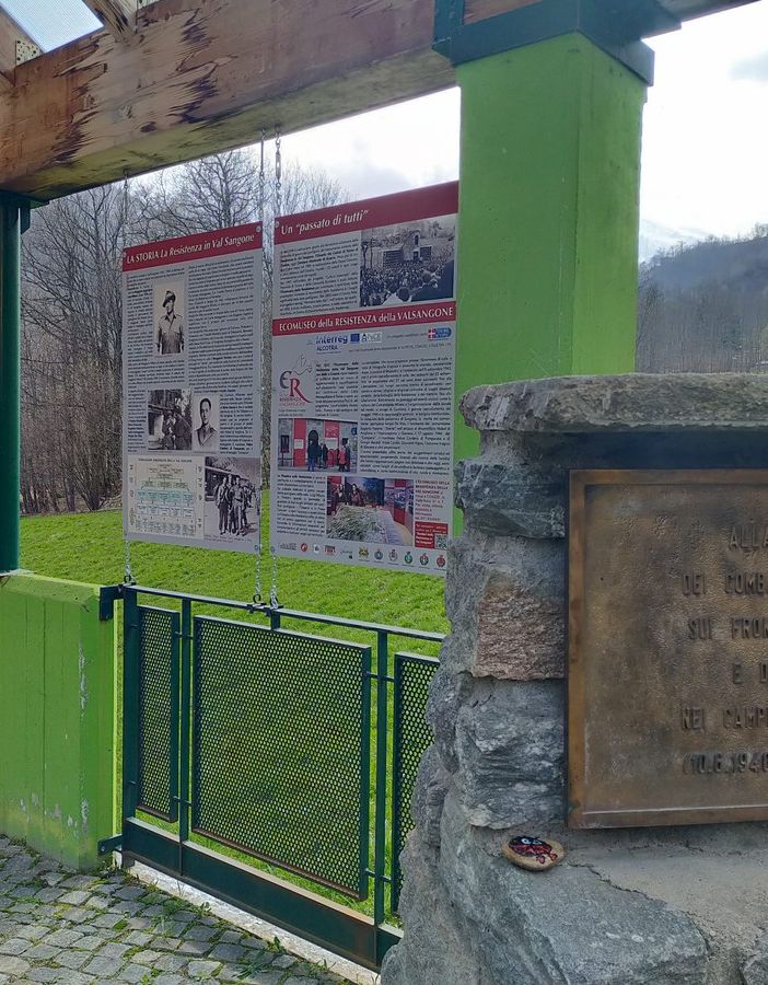 A Forno di Coazze i nuovi pannelli sulla Resistenza in Val Sangone