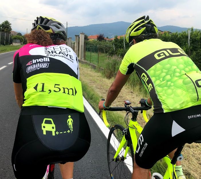 Paola Gianotti ha concluso il 'suo' Giro del Piemonte per la sicurezza stradale