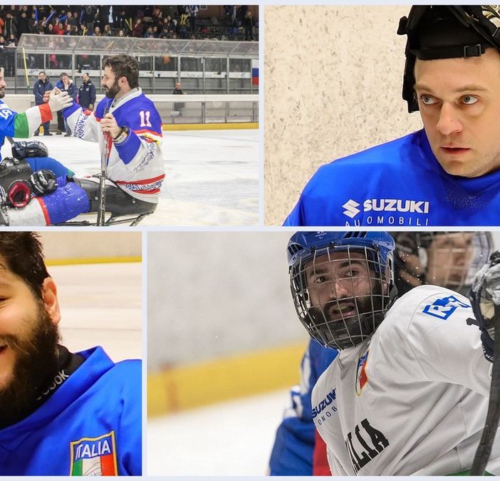 Tre atleti Sportdipiù ai Mondiali di Para-Ice Hockey (Foto)