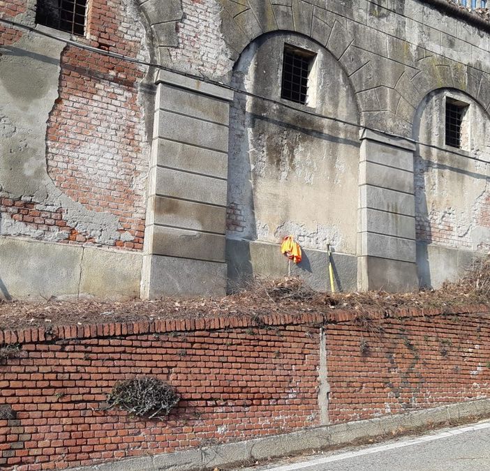 Parco di Villa Genero, lavori di consolidamento del muro di cinta