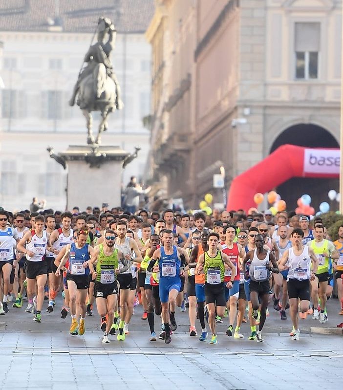 partenza di una gara podistica