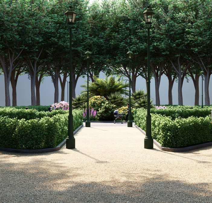 Il giardino storico di piazza Maria Teresa