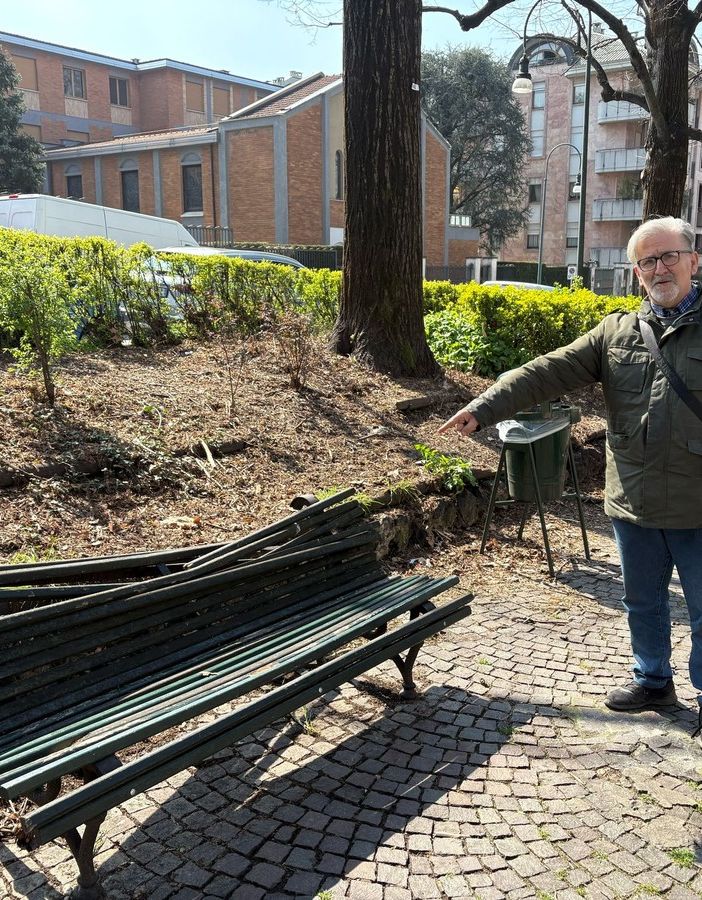 Il consigliere Moiso chiede un aiuto per i giardini Don Giussani