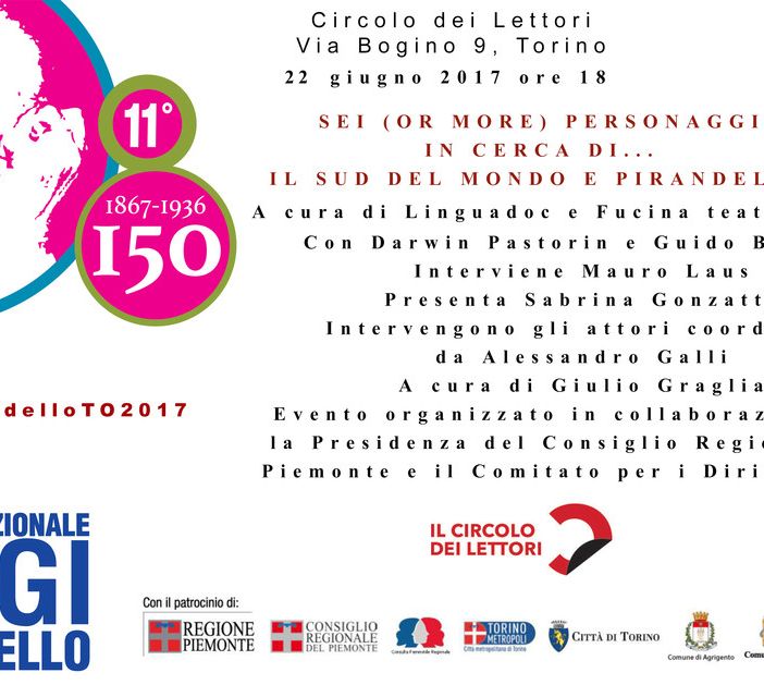 Torino, Enrico Lo Verso per celebrare Pirandello