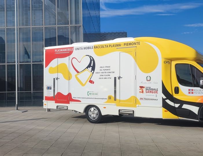Ecco la Plasmamobile: girerà il Piemonte per raccogliere il sangue dei donatori