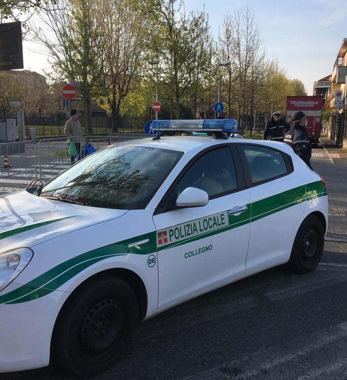 Una immagine di repertorio di vettura della Polizia locale di Collegno