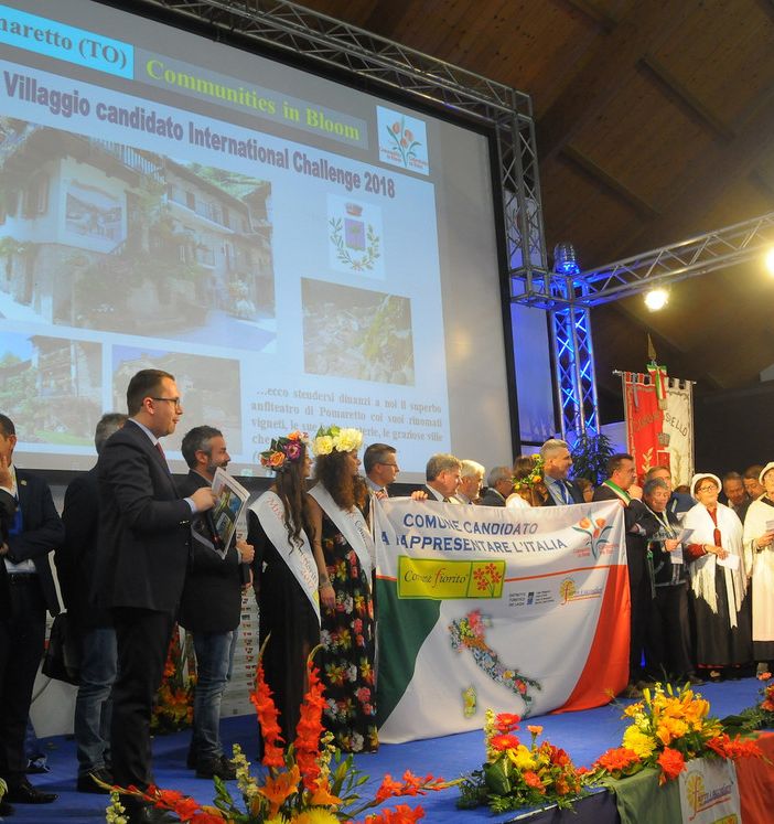 Pomaretto ambasciatore nel mondo al concorso &quot;Communities in bloom&quot;