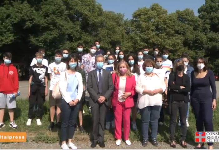 Premiazione a Torino per il concorso 'La mia scuola al tempo del Covid'