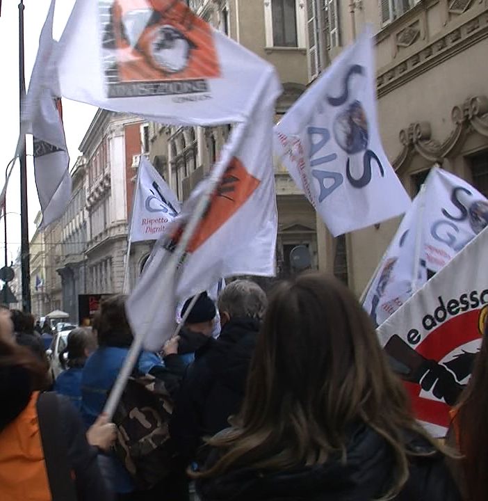 Presidio di protesta per la riapertura della caccia
