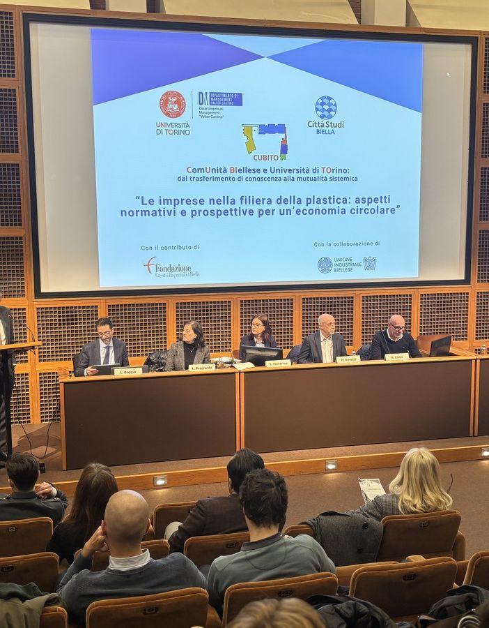 “Le imprese nella filiera della plastica&quot;: Unito incontro la ComUnità BIellese