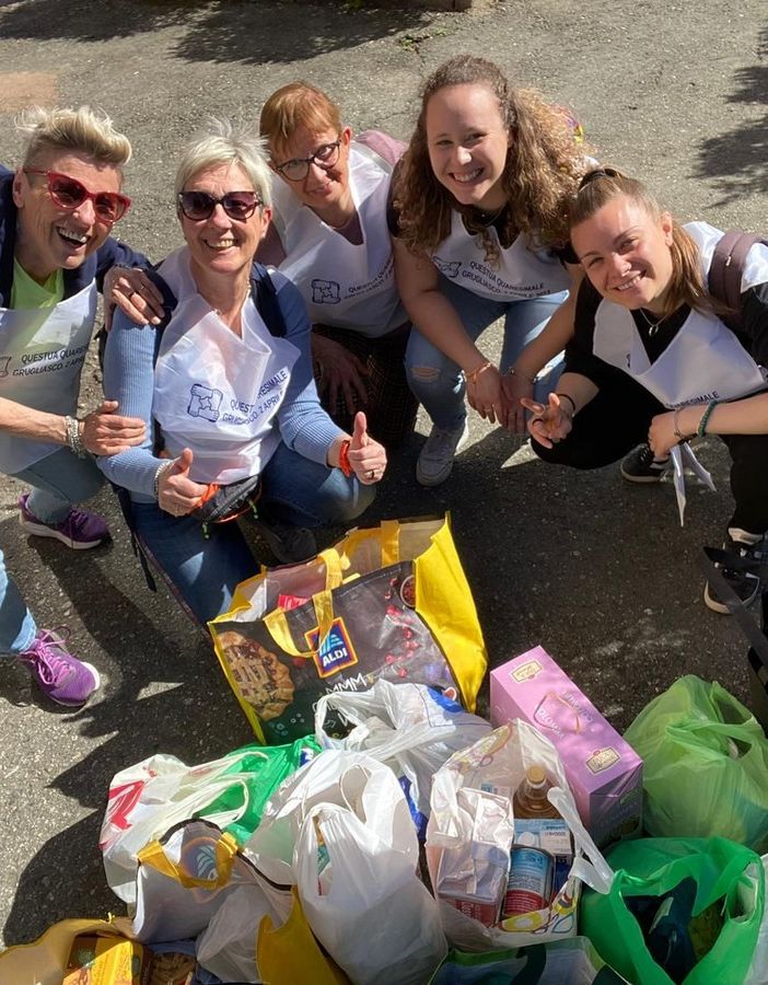 raccolta per i poveri di grugliasco