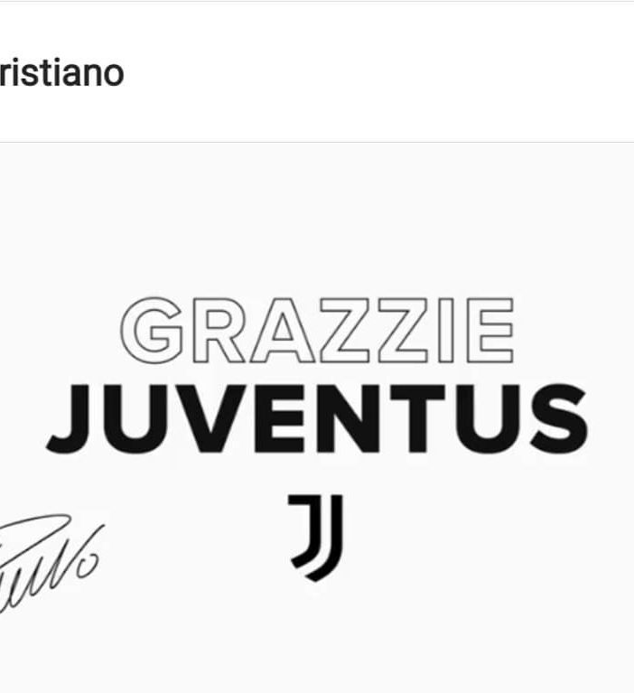 Ronaldo saluta la Juve e i suoi tifosi: &quot;Abbiamo ottenuto grandi cose, non tutto ciò che volevamo&quot;