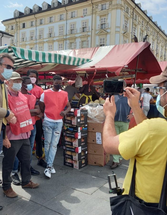 mercato di porta palazzo a Torino