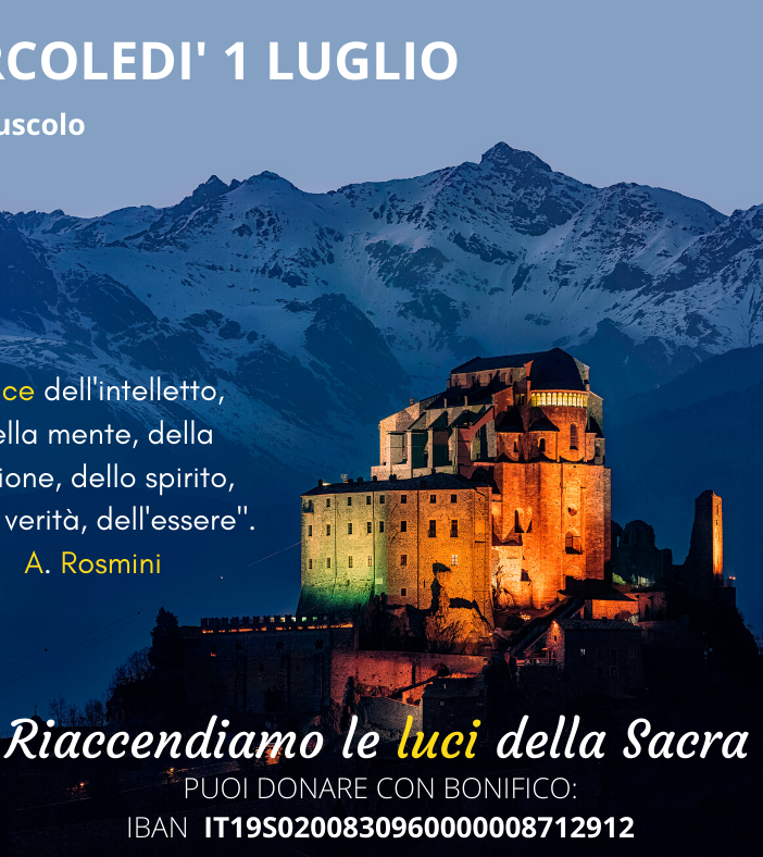 Il 1° luglio la Sacra di San Michele torna a risplendere anche di notte