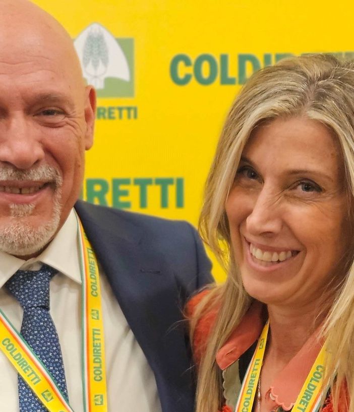 La neopresidente Cristina Brizzolari con il delegato confederale Bruno Rivarossa