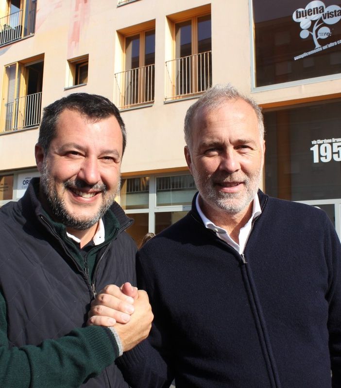 Salvini e Damilano
