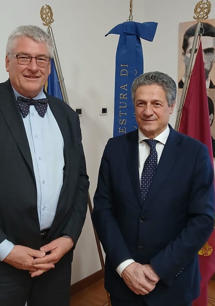 Thomas Schael ha incontrato il Questore di Torino Paolo Sirna