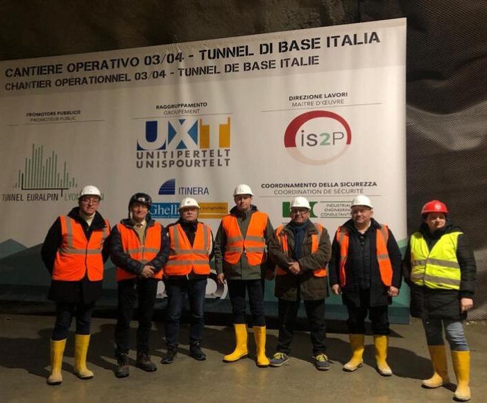 Chiomonte, sopralluogo al cantiere Tav della Commissione Trasporti del Consiglio regionale
