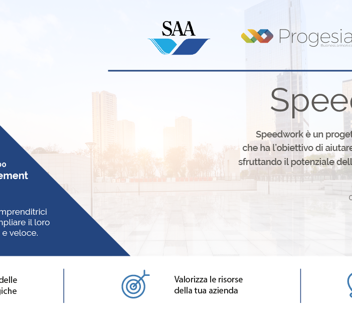 Speedwork, incontro dedicato ad aziende e professionisti per ampliare le possibilità di business
