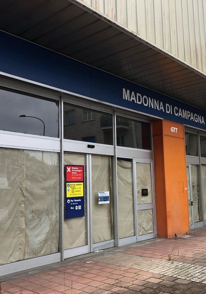 La vecchia stazione Madonna di Campagna