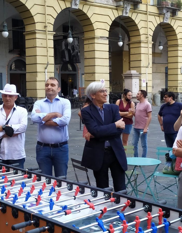 Stefano Lo Russo e Angelo D'Orsi agli Europei di calciobalilla