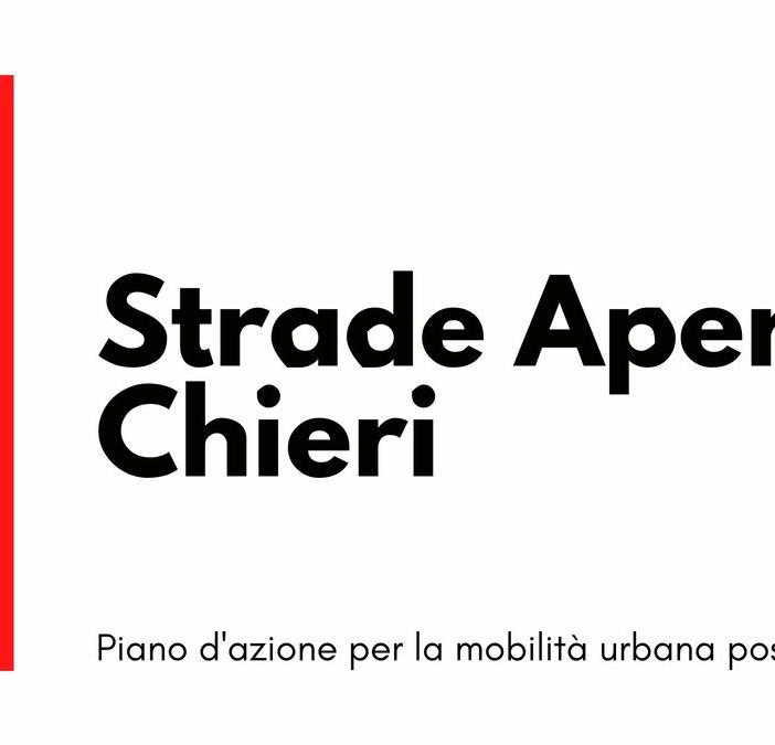 Strade aperte a Chieri domenica prossima